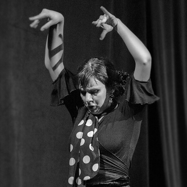 Danseuse de flamenco lors d’un spectacle